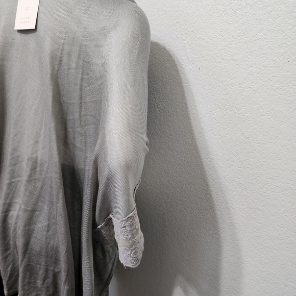 NWT Lauren Conrad Gray Open Wrap Cardigan One Size Fits Most - Picture 8 of 10